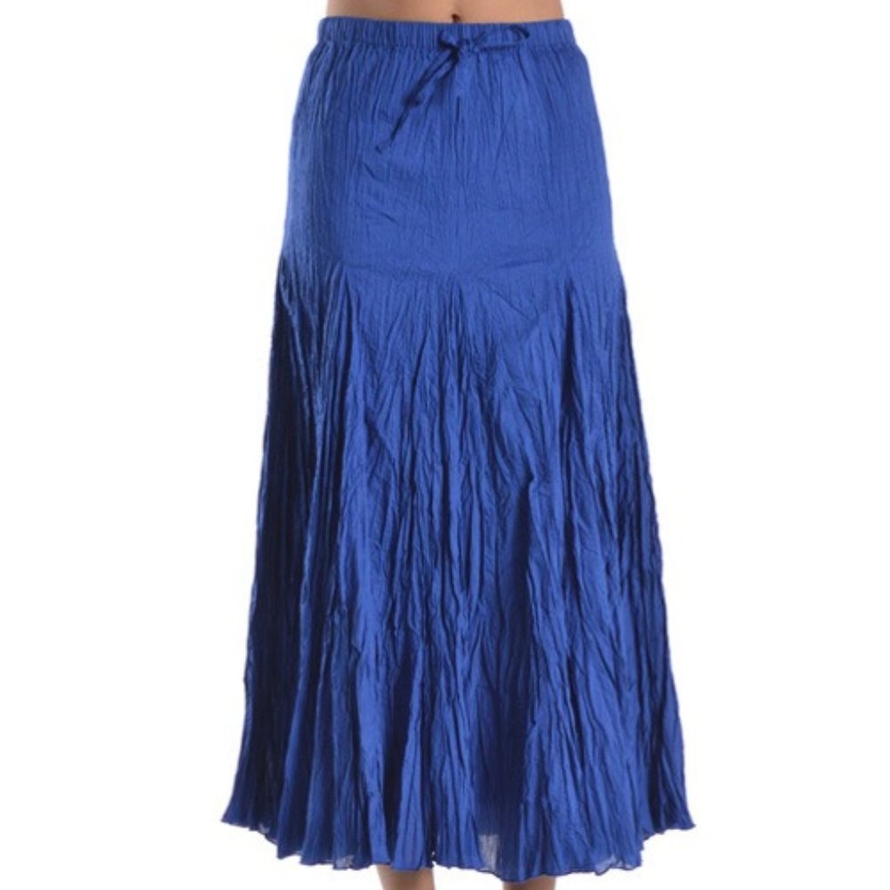 Blue Midi Skirt